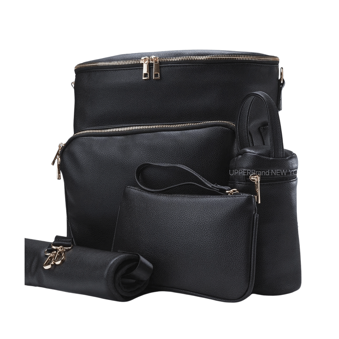 Best Trending Leather Backpack Diaper Bag for Mom Baby Gift on Sale, Travel Large Waterproof Stylish Modern Mommy Nappy Stroller Hospital Changing Bag, Spring Summer Fall Winter Christmas Holiday Sale, UPPER