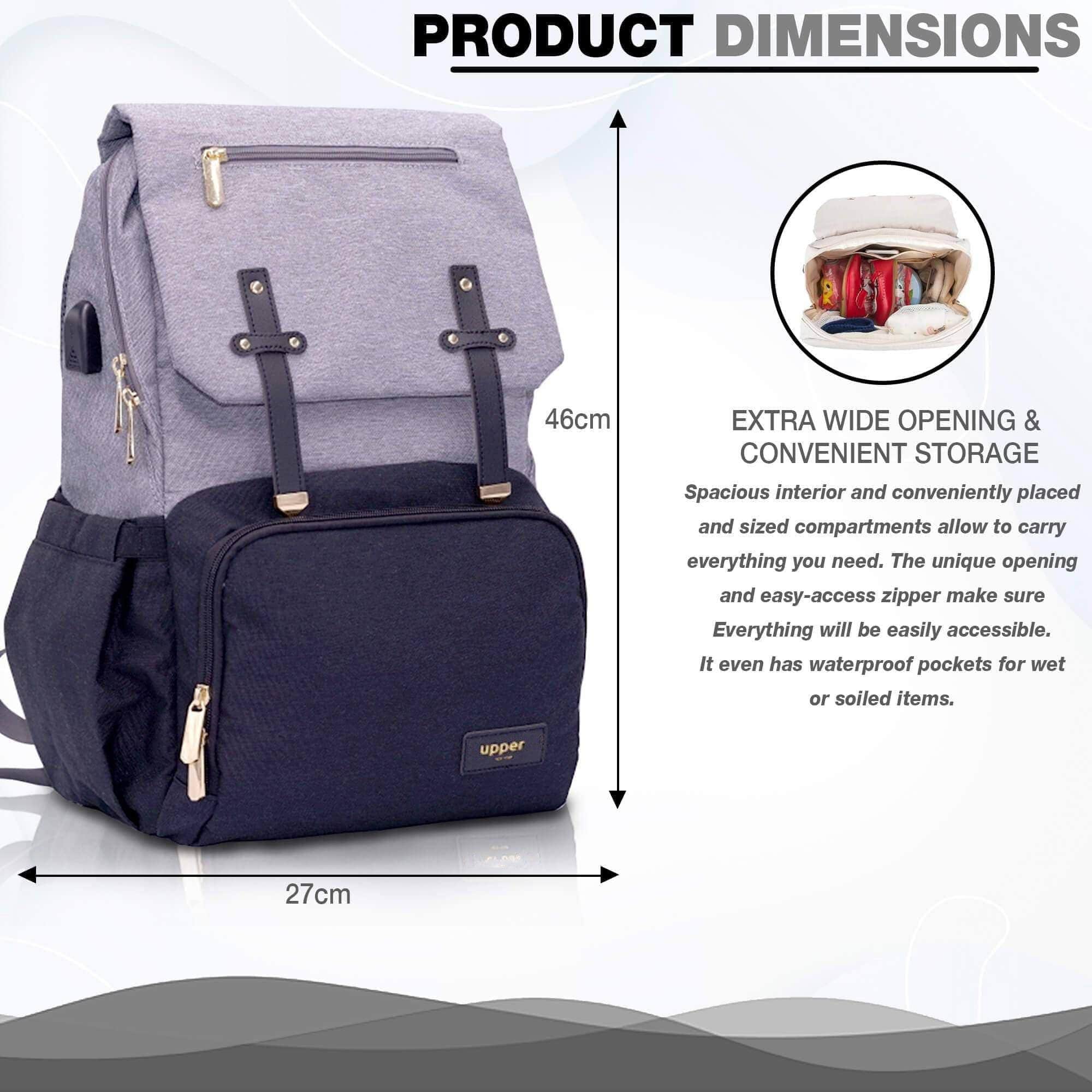 Best Trending Backpack Diaper Bag for Mom Baby Gift on Sale, Travel Large Waterproof Stylish Modern Mommy Nappy Stroller Hospital Changing Bag, Spring Summer Fall Winter Christmas Holiday Sale, UPPER