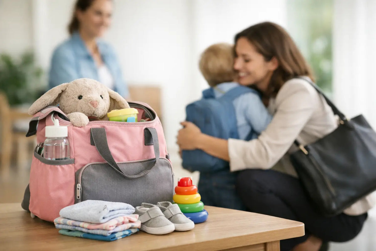 Daycare Drop Off Bag Guide for Working Moms