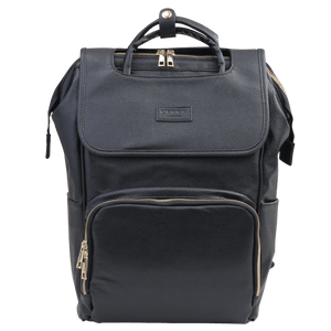 La Madison™ - Elegant Vegan Leather Diaper Bag Backpack