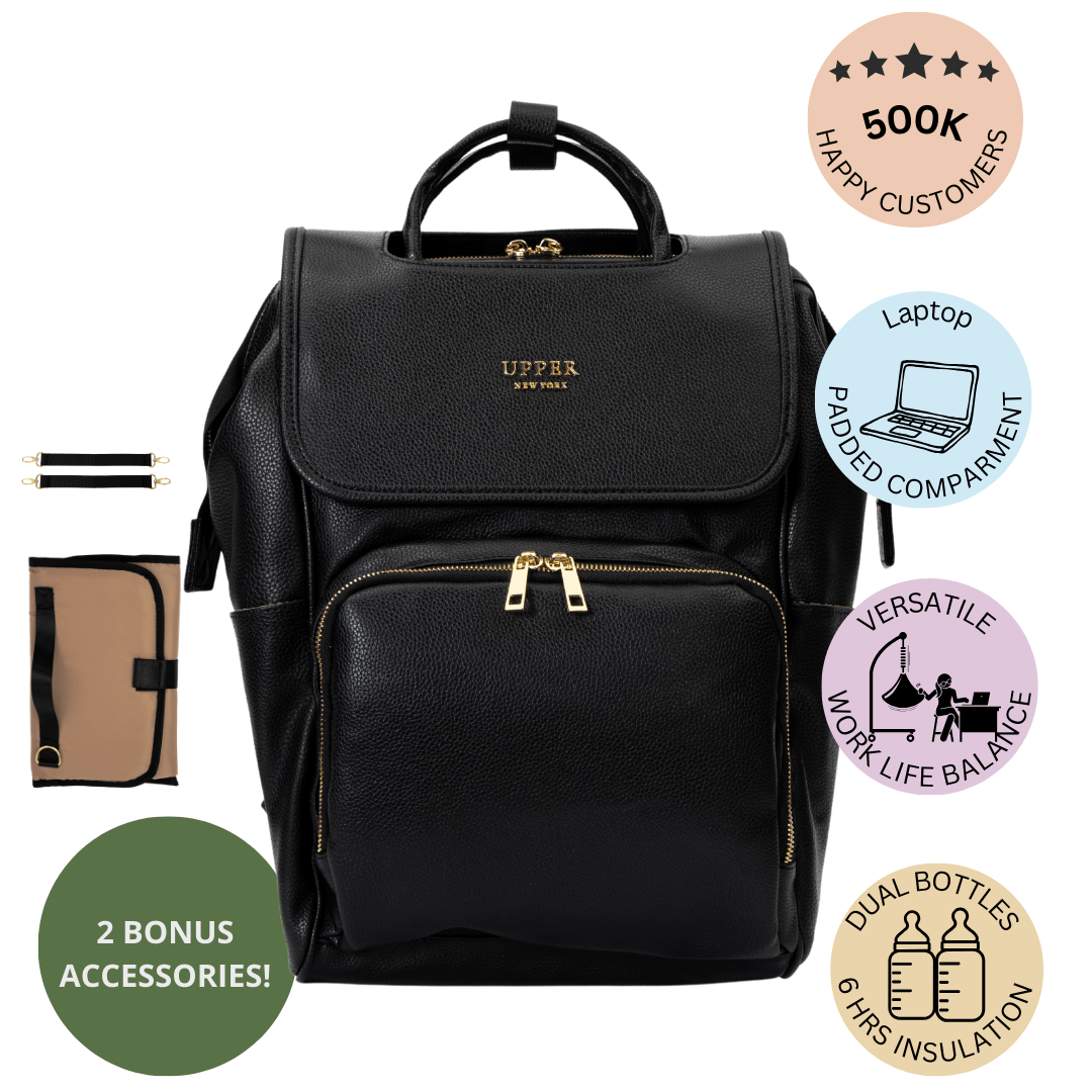 Best Trending Leather Backpack Diaper Bag for Mom Baby Gift on Sale, Travel Large Waterproof Stylish Modern Mommy Nappy Stroller Hospital Changing Bag, Spring Summer Fall Winter Christmas Holiday Sale, UPPER