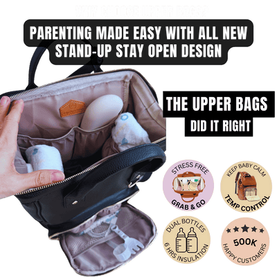 Best Trending Diaper Bag Backpack Baby Mom Gift Leather Travel Large Stylish Modern Nappy Waterproof Stroller Hospital Changing Bag