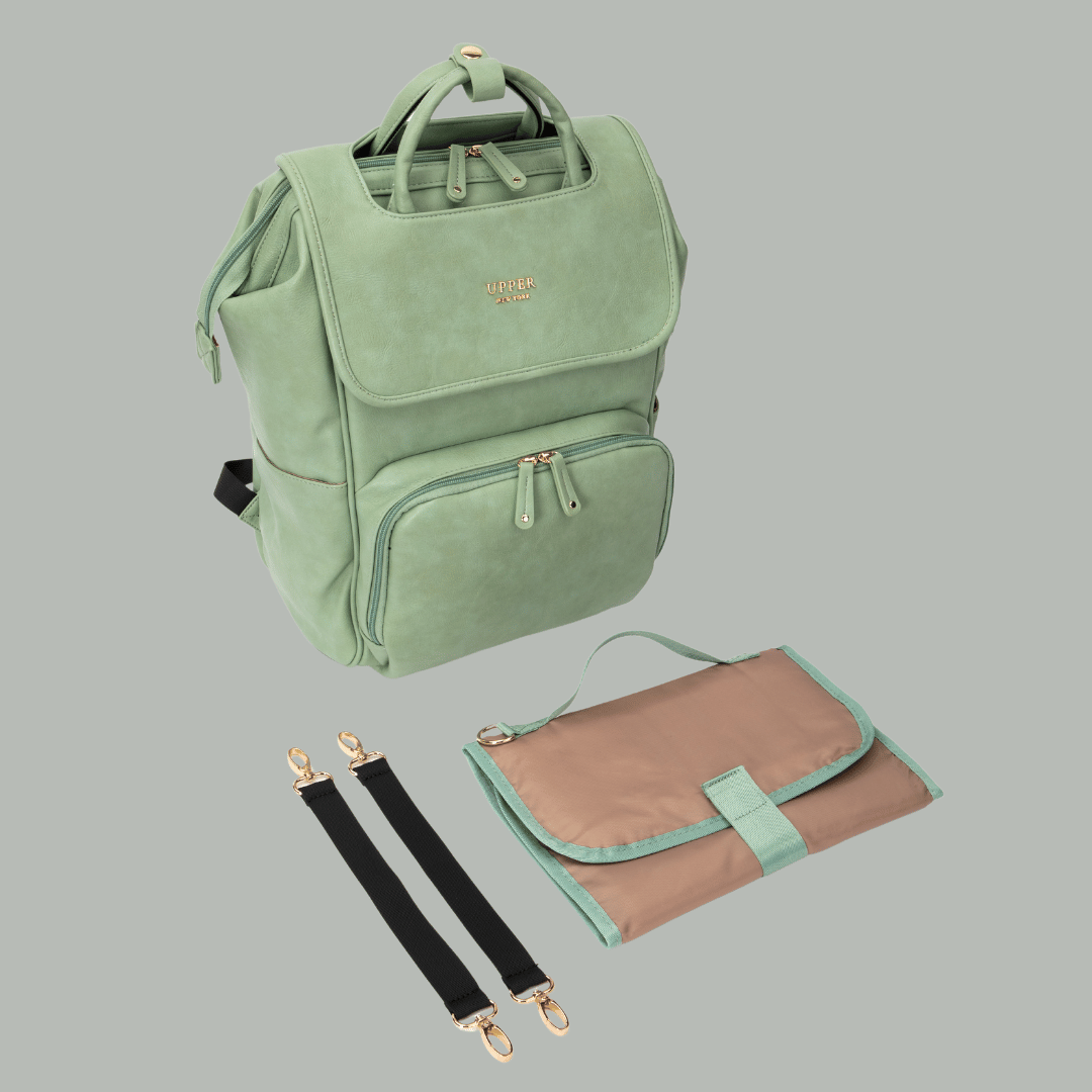 Best Trending Leather Backpack Diaper Bag for Mom Baby Gift on Sale, Travel Large Waterproof Stylish Modern Mommy Nappy Stroller Hospital Changing Bag, Spring Summer Fall Winter Christmas Holiday Sale, UPPER