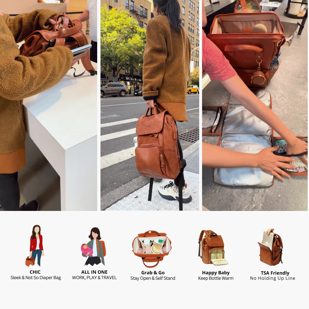 Best Trending Leather Backpack Diaper Bag for Mom Baby Gift on Sale, Travel Large Waterproof Stylish Modern Mommy Nappy Stroller Hospital Changing Bag, Spring Summer Fall Winter Christmas Holiday Sale, UPPER