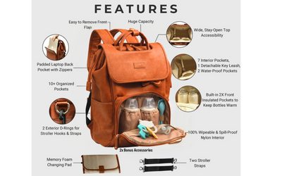 addison small pebbled leather backpack Pebble Grain Small Murphy Backpack Dooney & Bourke