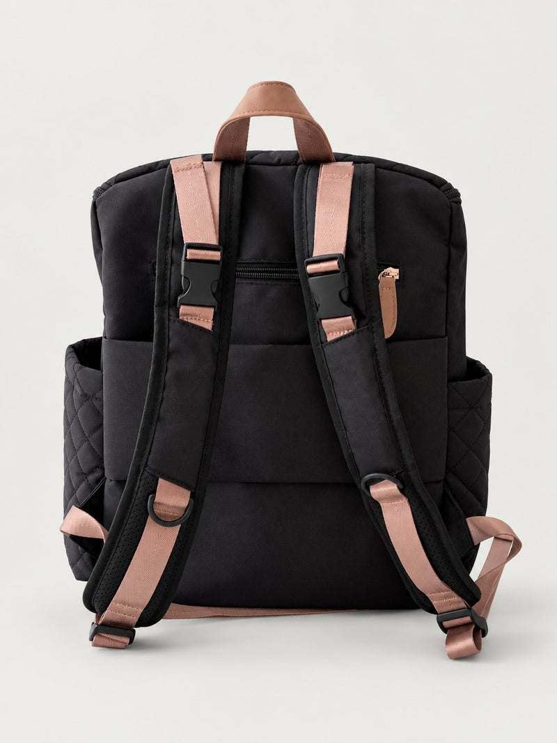 Maison Air backpack back view with padded shoulder straps