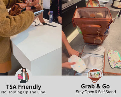 Best Trending Diaper Bag Backpack Baby Mom Gift Leather Travel Large Stylish Modern Nappy Waterproof Stroller Hospital Changing Bag