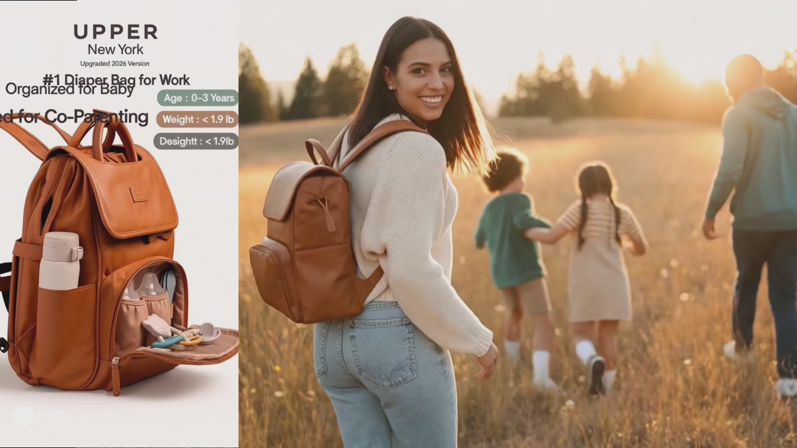 Load video: One bag that does both, effortlessly.