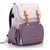 UPPER 549 - Luggage & Bags > Diaper Bags Beige/Grey Milan - Light Comfort Everyday Travel Backpack (USB Charging + Bottle Warmer)