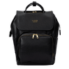 UPPER 549 - Luggage & Bags > Diaper Bags Black-deep black Copy La Madison - Elegant Vegan Leather Diaper Bag Backpack