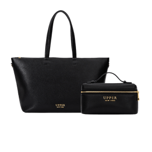 UPPER 549 - Luggage & Bags > Diaper Bags h-black Signature Lux Bundle - Tote & Crossbody