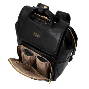 UPPER 549 - Luggage & Bags > Diaper Bags La Madison - Elegant Vegan Leather Diaper Bag Backpack