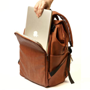 UPPER 549 - Luggage & Bags > Diaper Bags La Madison - Elegant Vegan Leather Diaper Bag Backpack ( Limited Edition )