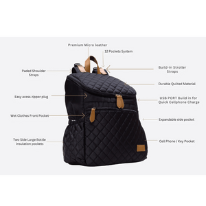 UPPER 549 - Luggage & Bags > Diaper Bags Maison - Comfort Ultra Light Diaper Bag Backpack