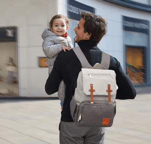 UPPER 549 - Luggage & Bags > Diaper Bags Milan - Light Comfort Everyday Travel Backpack (USB Charging + Bottle Warmer)