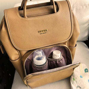 UPPER 549 - Luggage & Bags > Diaper Bags Sandy Beige- relaxing beachside UPPER Dual Pack (Biege )