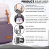 UPPER 549 - Luggage & Bags > Diaper Bags Milan - Classic (USB + Bottle Warmer) Diaper Bag Backpack