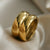 UPPER 200 - Apparel & Accessories > Jewelry > Rings NYC Duo Ridge Ring