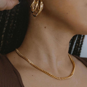 UPPER 196 - Apparel & Accessories > Jewelry > Necklaces Gold Vermeil Mason & Madison Cable Chain Necklace