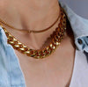 UPPER 196 - Apparel & Accessories > Jewelry > Necklaces Gold Vermeil Mason & Madison Chunky Chain Necklace