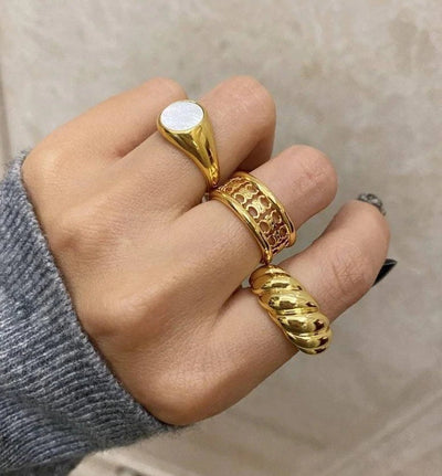 Best Trending Gold Ring for Birthday Wedding Gift Mom Wife Holiday