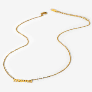 UPPER 196 - Apparel & Accessories > Jewelry > Necklaces Gold vermeil Mason & Madison Mama Letter Chain Necklace