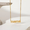 UPPER 196 - Apparel & Accessories > Jewelry > Necklaces Gold vermeil Mason & Madison Mama Letter Chain Necklace