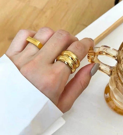 Best Trending Gold Ring for Birthday Wedding Gift Mom Wife Holiday