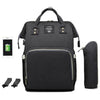 UPPER 549 - Luggage & Bags > Diaper Bags Black NYC - Smart (USB + Bottle Warmer) Diaper Bag Backpack